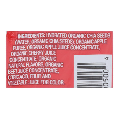 Mamma Chia Organic Chia Squeeze: Cherry Beet - 3.5 Oz (Pack of 16)