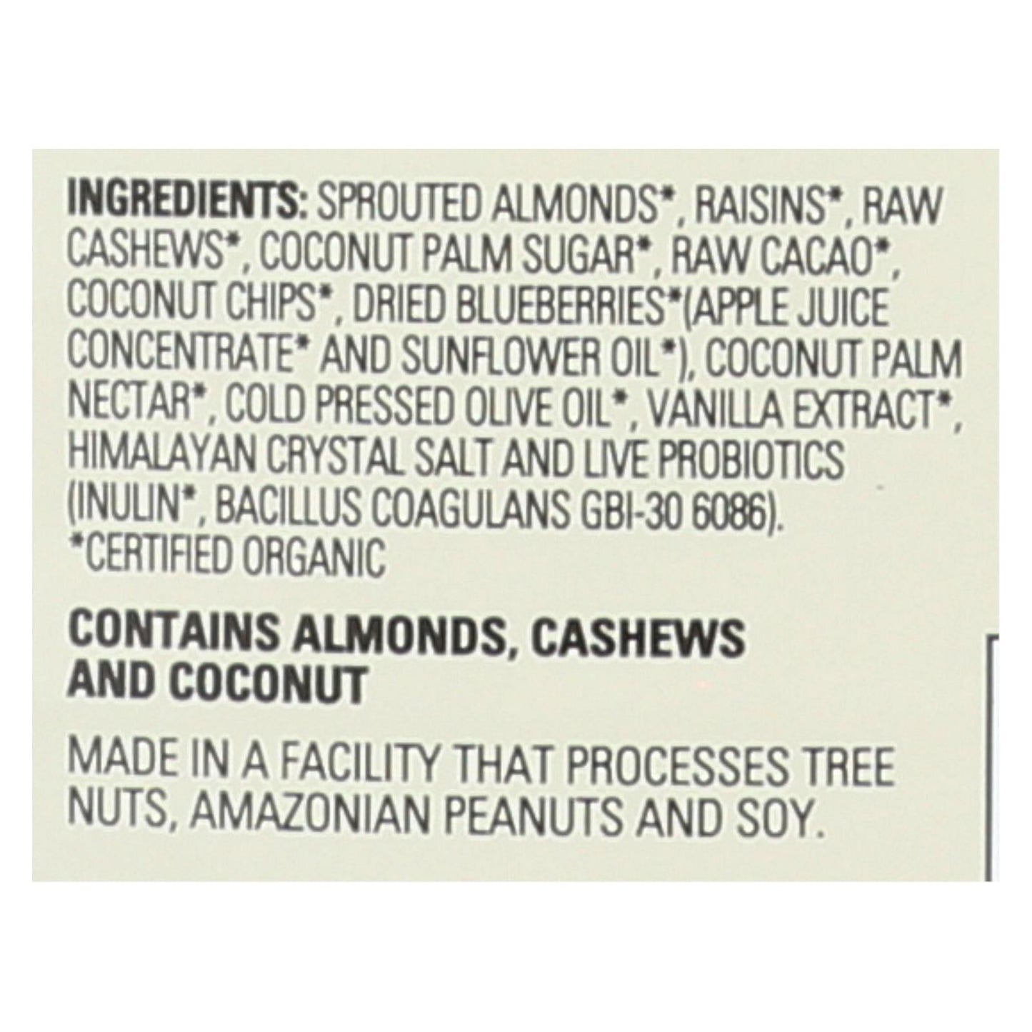 Living Intentions Sprouted Dark Cacao Nut Blend, Pack of 6 - 4 Oz