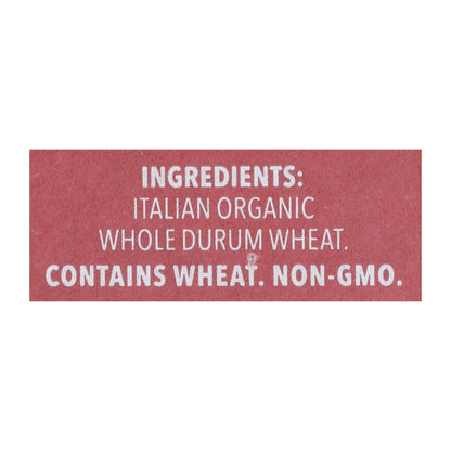 Delallo Organic Whole Wheat Spaghetti Pasta, 1 lb. (Pack of 16)
