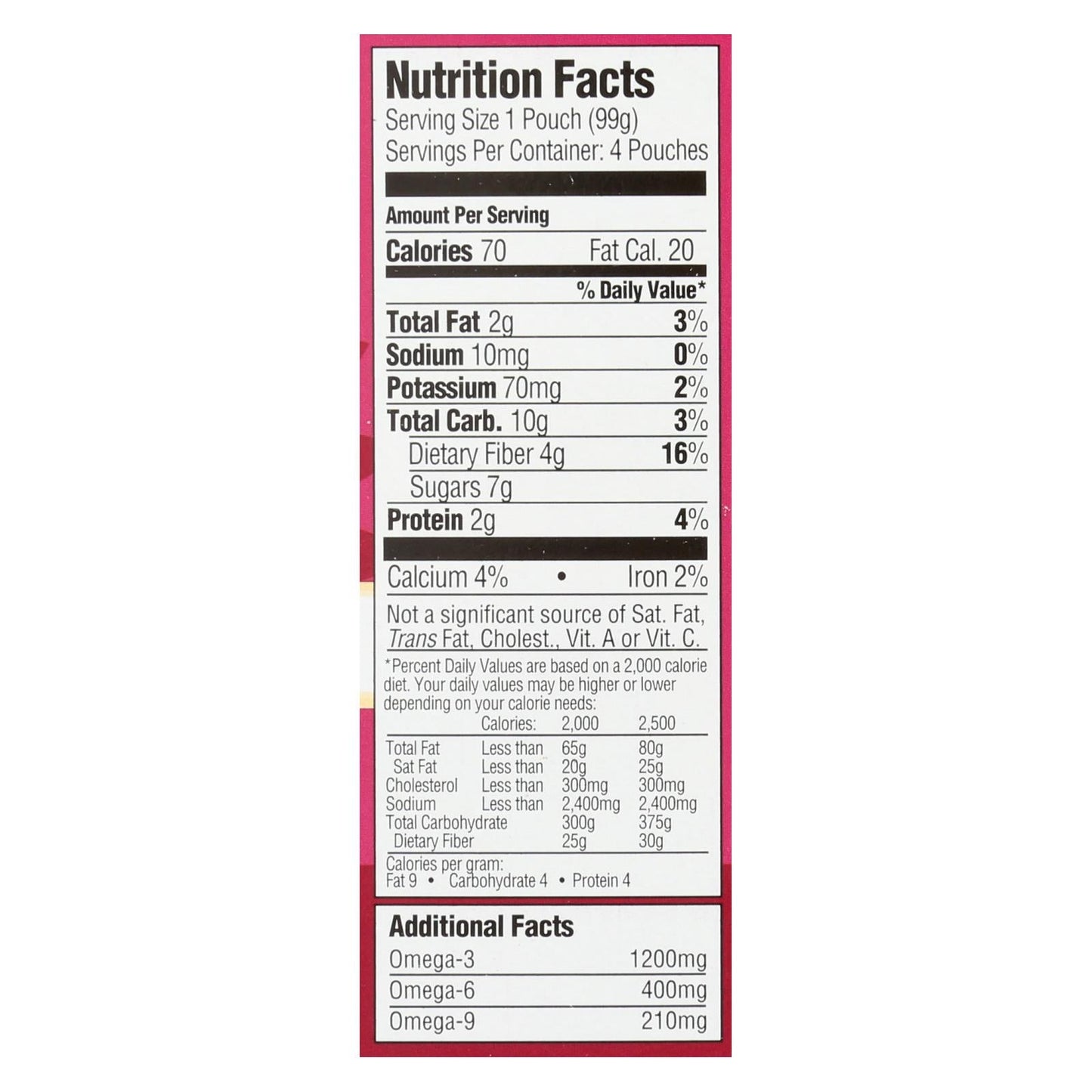 Mamma Chia Organic Vitality Snack Squeeze - Strawberry Banana 3.5 Oz, Pack of 6