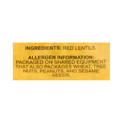 Ziyad Red Lentils, 16 oz, Case of 6