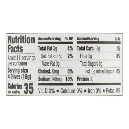 Mezzetta Pitted Greek Kalamata Olives (Pack of 6) - 5.75 Oz