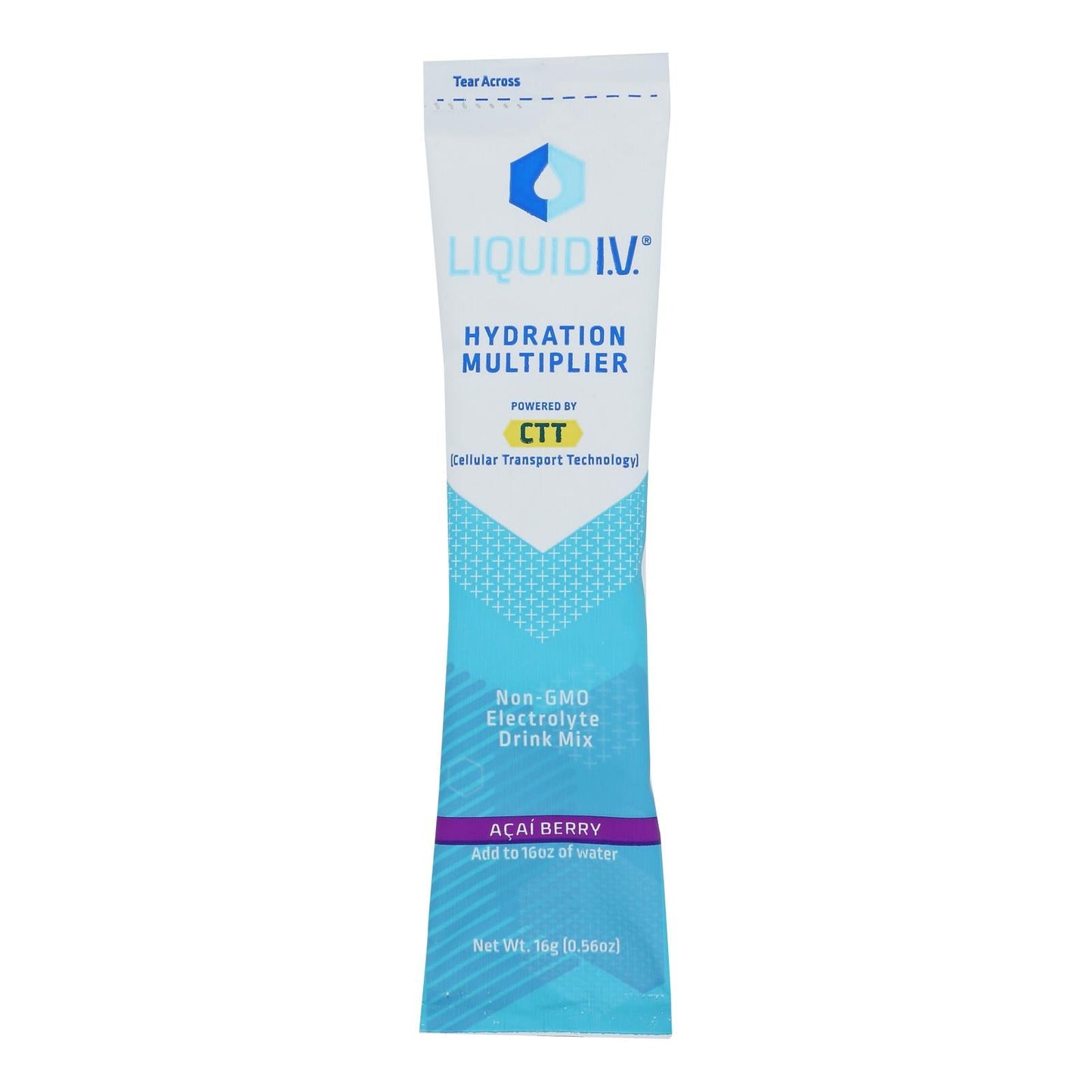 Liquid I.V. Multi-Serving Hydration Multiplier .56 Oz Acai Berry Drink Mix (Pack of 8)