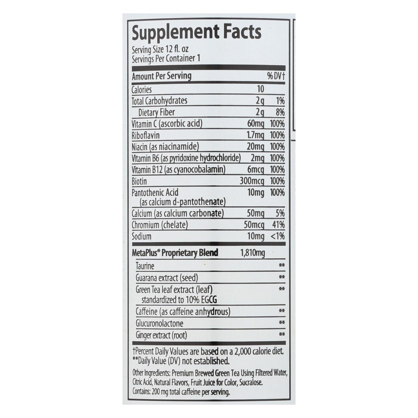 Celsius Live Fit Peach Mango Green Tea, Non-Carbonated, 12 Pack, 12 Fz