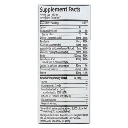 Celsius Live Fit Peach Mango Green Tea, Non-Carbonated, 12 Pack, 12 Fz