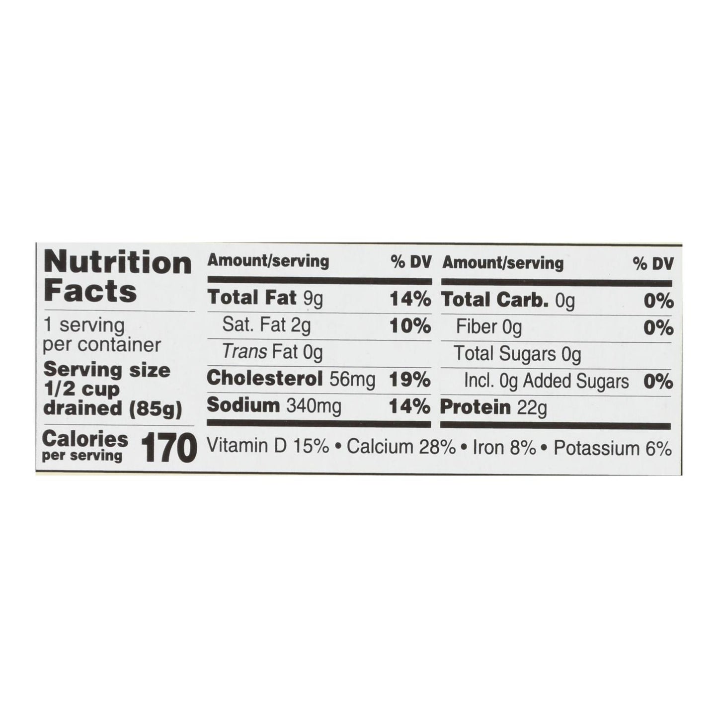 Season Sardines in Water - Case of 12 - 4.375 Oz Tins