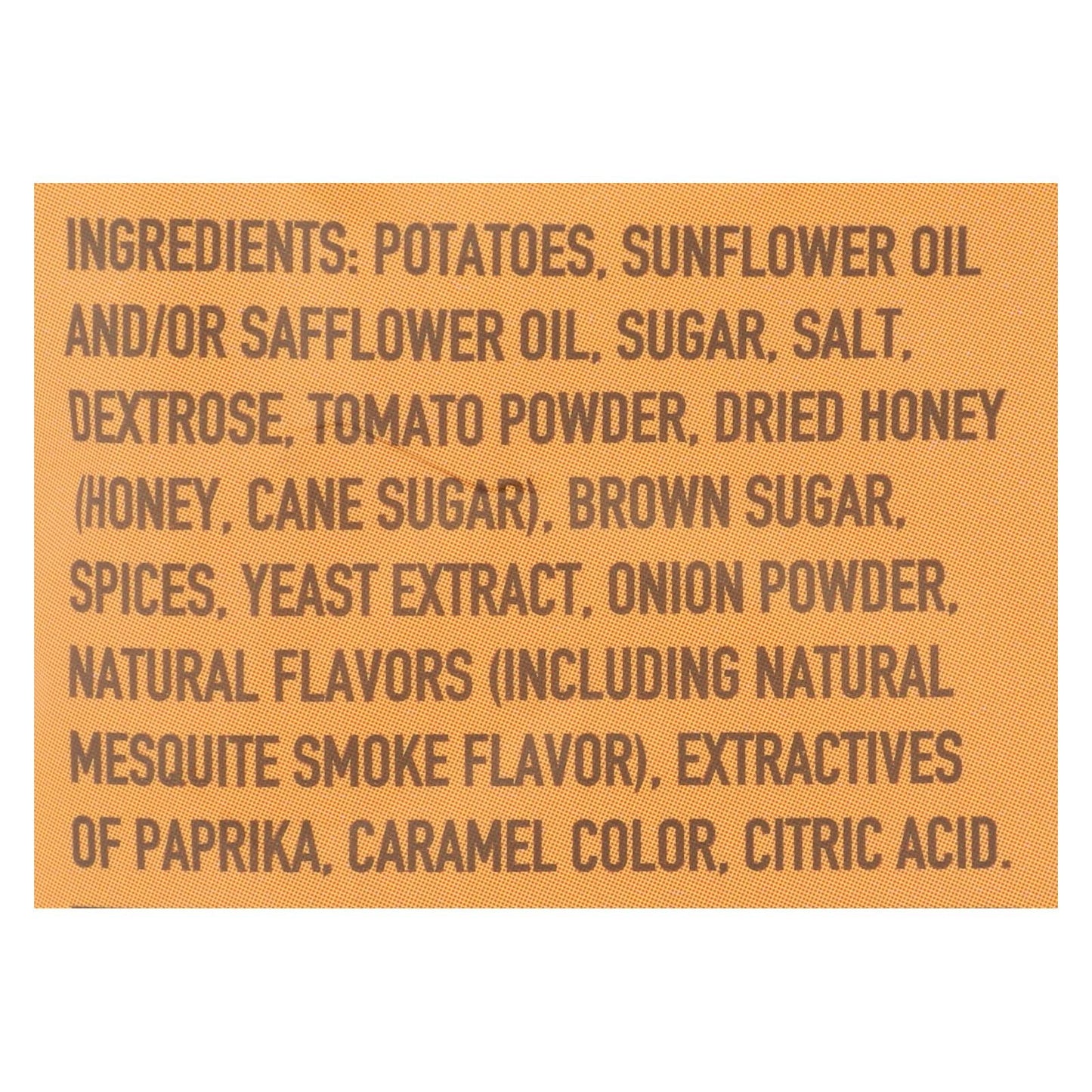 Boulder Canyon Natural Foods 6.5 oz Honey BBQ Chips (Pack of 12)