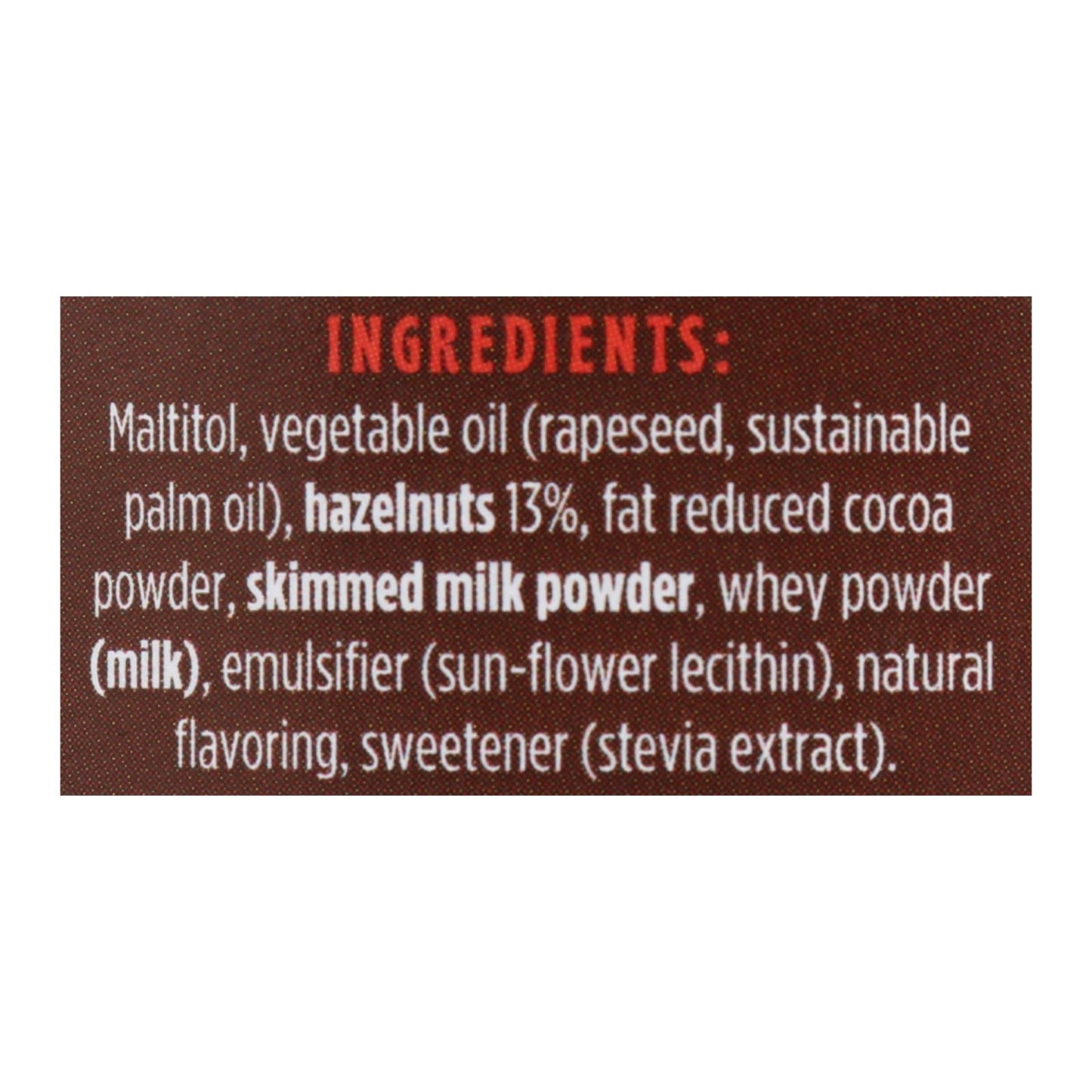 Good Good Chocolate Hazelnut Spread, No Added Sugar, 12 oz, Case of 6