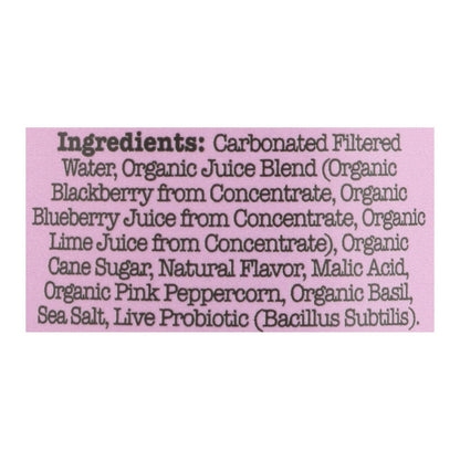 Culture Pop Soda - Wild Berries Flavor, Case of 6 - 4/12 Fl Oz Cans