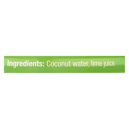 Amy & Brian Coconut Water with Lime, Case of 12 Bottles - 17.5 fl oz