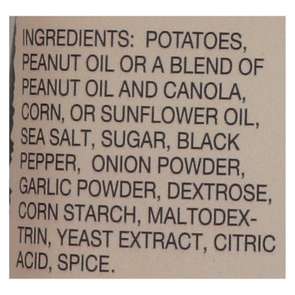 Dirty Chips - 2 Oz Potato Chips with Cracked Pepper and Salt (Pack of 25)