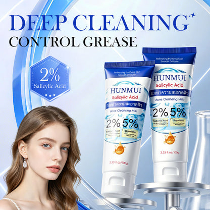 HUNMUI Salicylic Acid Acne-Fighting Facial Cleanser
