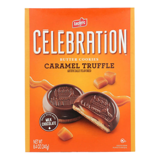 Bttr Ckies Caramel Truffle Celebration Cookies, Case of 12 - 8.4 Oz Pk