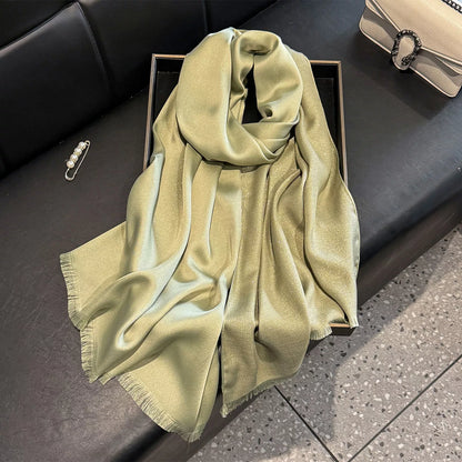Raw Hem Scarf