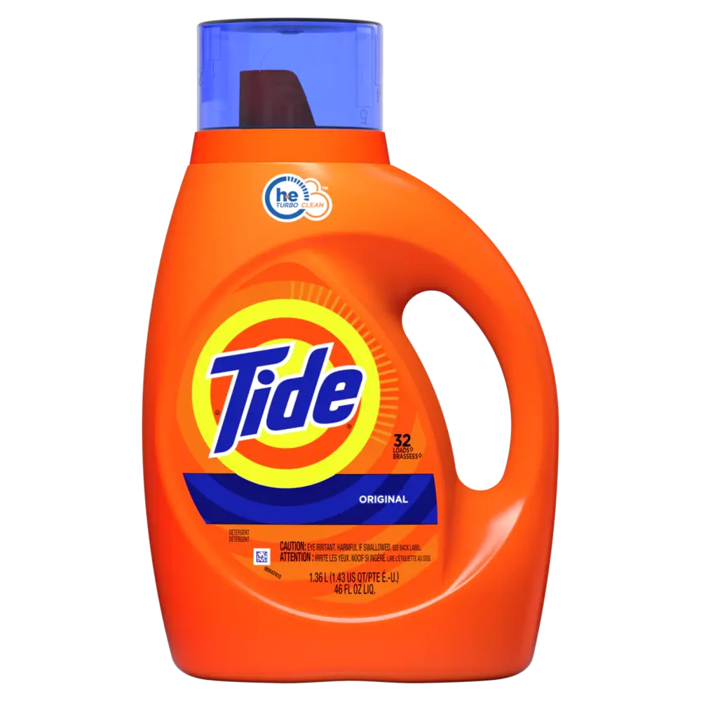 Tide Liquid Detergent Original HE (32lds) 42 oz