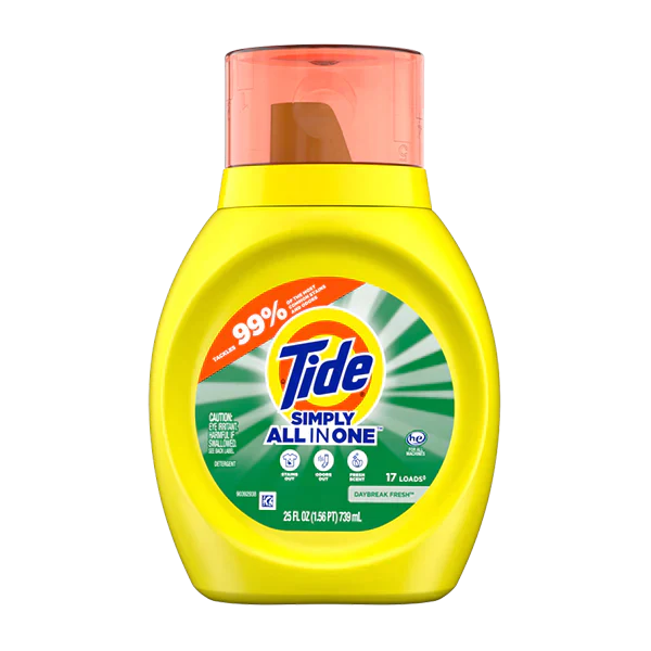 Tide Simply Liquid Laundry Detergent Daybreak Fresh HE 25 oz