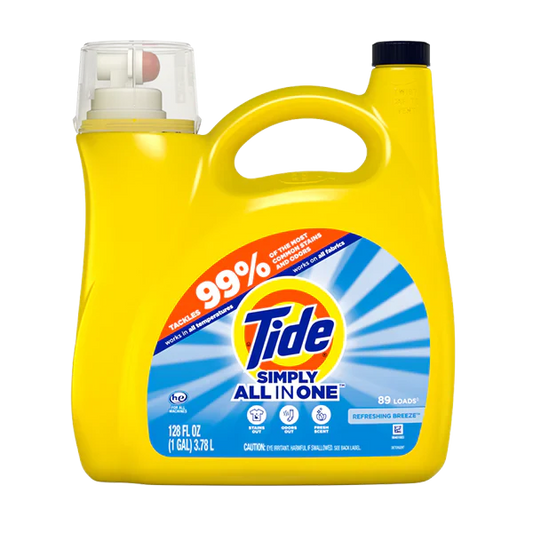 Tide Simply Liq Laundry Detergent Refreshing Breeze 89 lds All In One 117 oz