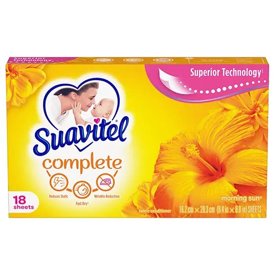 Suavitel Softener Sheet Morning Sun 18 ct