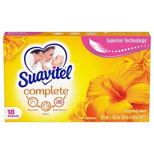 Suavitel Softener Sheet Morning Sun 18 ct