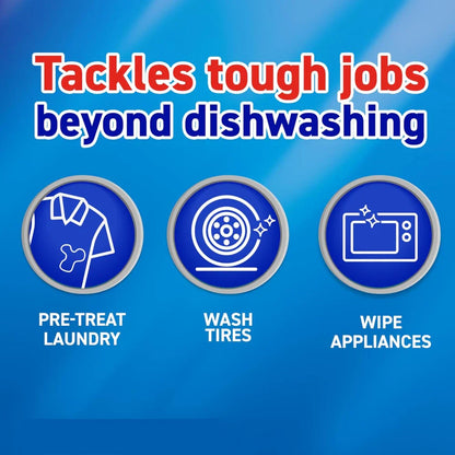 Ajax Dish Wash Liquid Lemon Yellow 28 oz