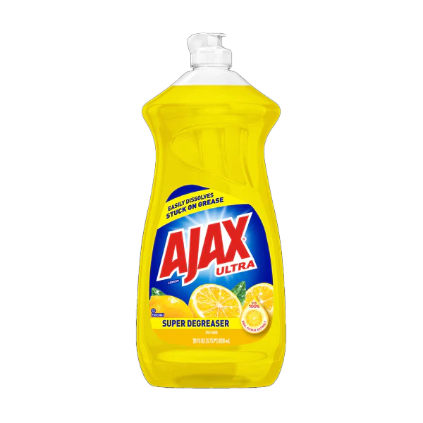 Ajax Dish Wash Liquid Lemon Yellow 28 oz