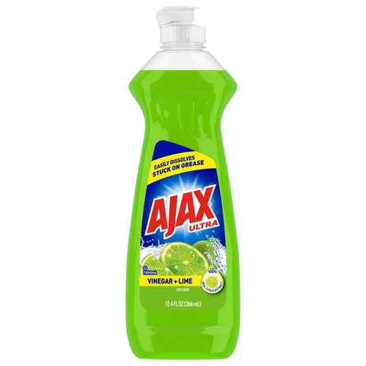 Ajax Dish Wash Liquid Vinegar Plus Lime Green 12.4 oz