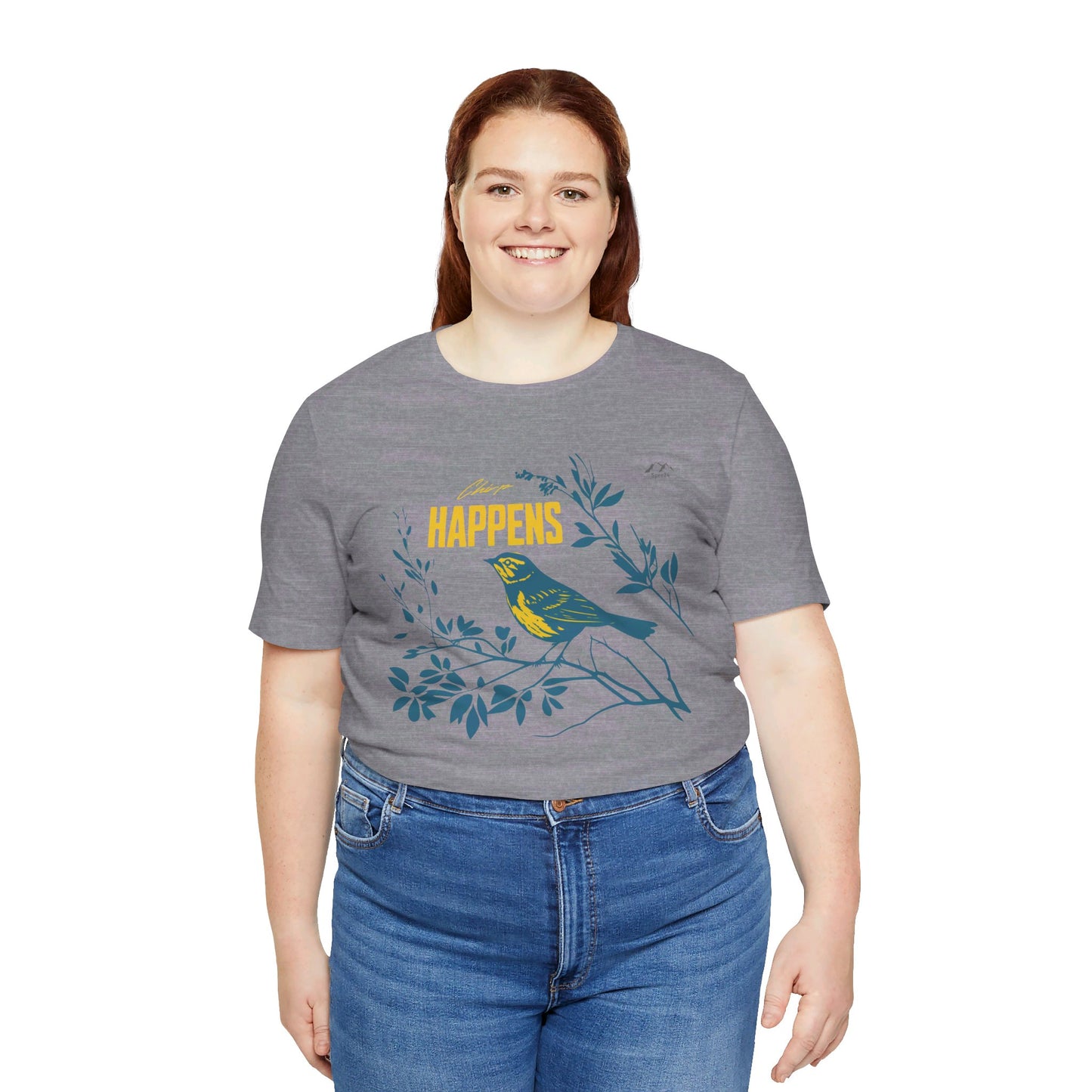 TS-031ML-24 Bird Lover Sparrow Art T Shirt