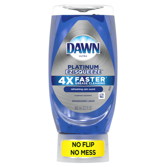 Dawn EZ-Squeeze Platinum Liquid Dish Soap Refreshing Rain 12.2 oz