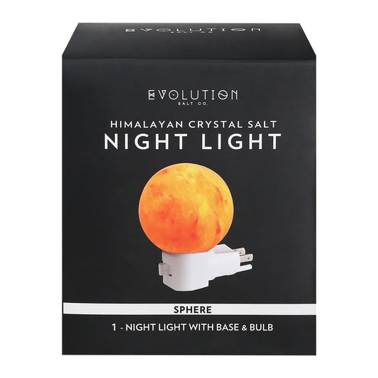 Evolution Salt - Salt Night Light Sphere