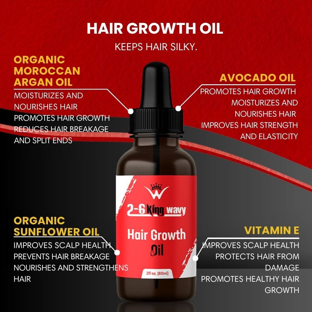 Hair Growth Oil for Scalp, Waves & Coarse Hair