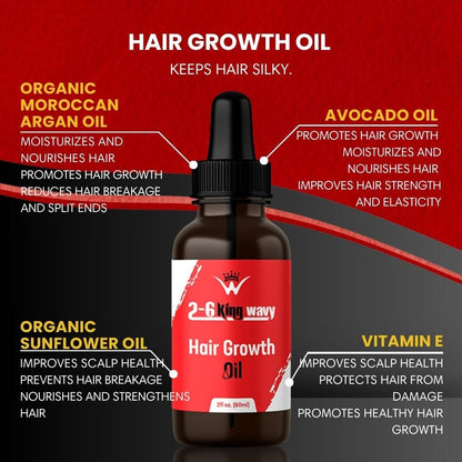 Hair Growth Oil for Scalp, Waves & Coarse Hair
