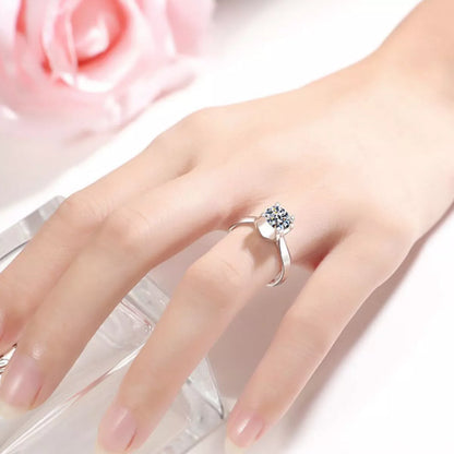 5 Carat Moissanite 925 Sterling Silver Ring