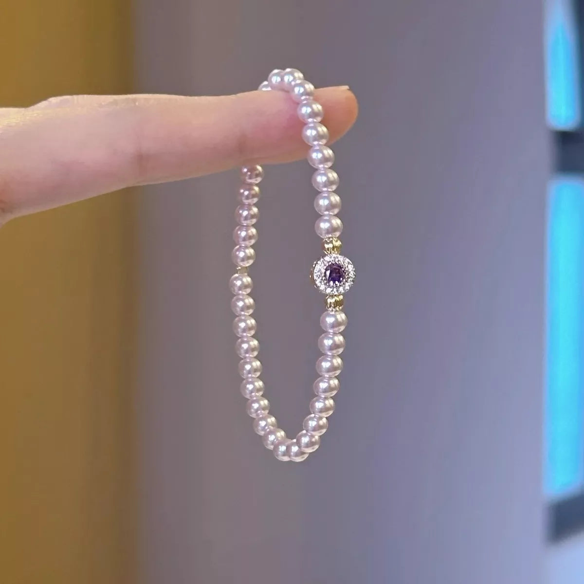 Alloy Pearl Bracelet