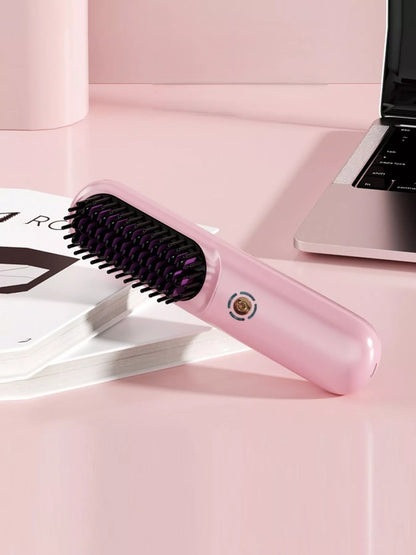 Portable Heated Hair Straightening Comb
