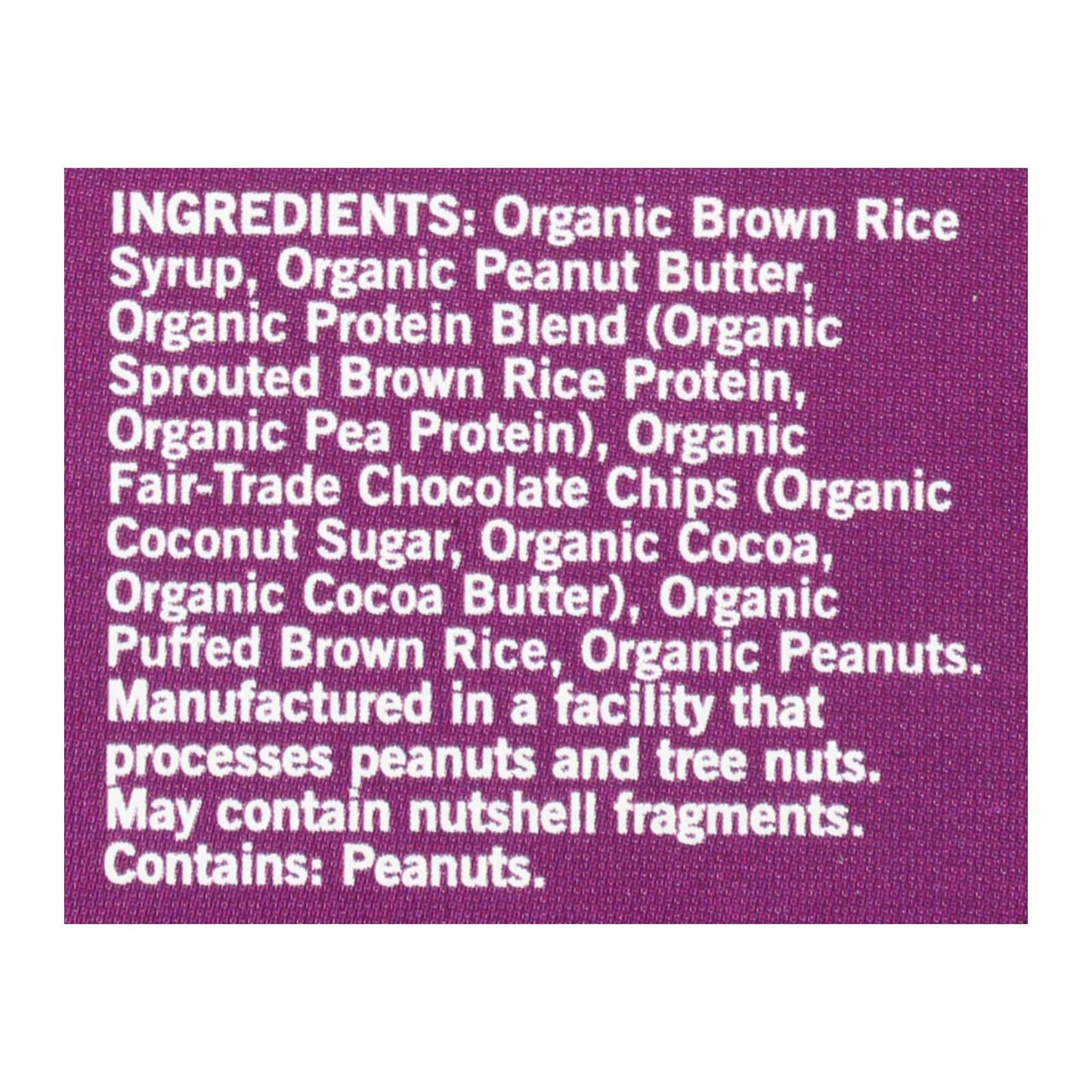 Gomacro Protein Bar, Peanut Butter Chip, 2.4 Oz, Pack of 7