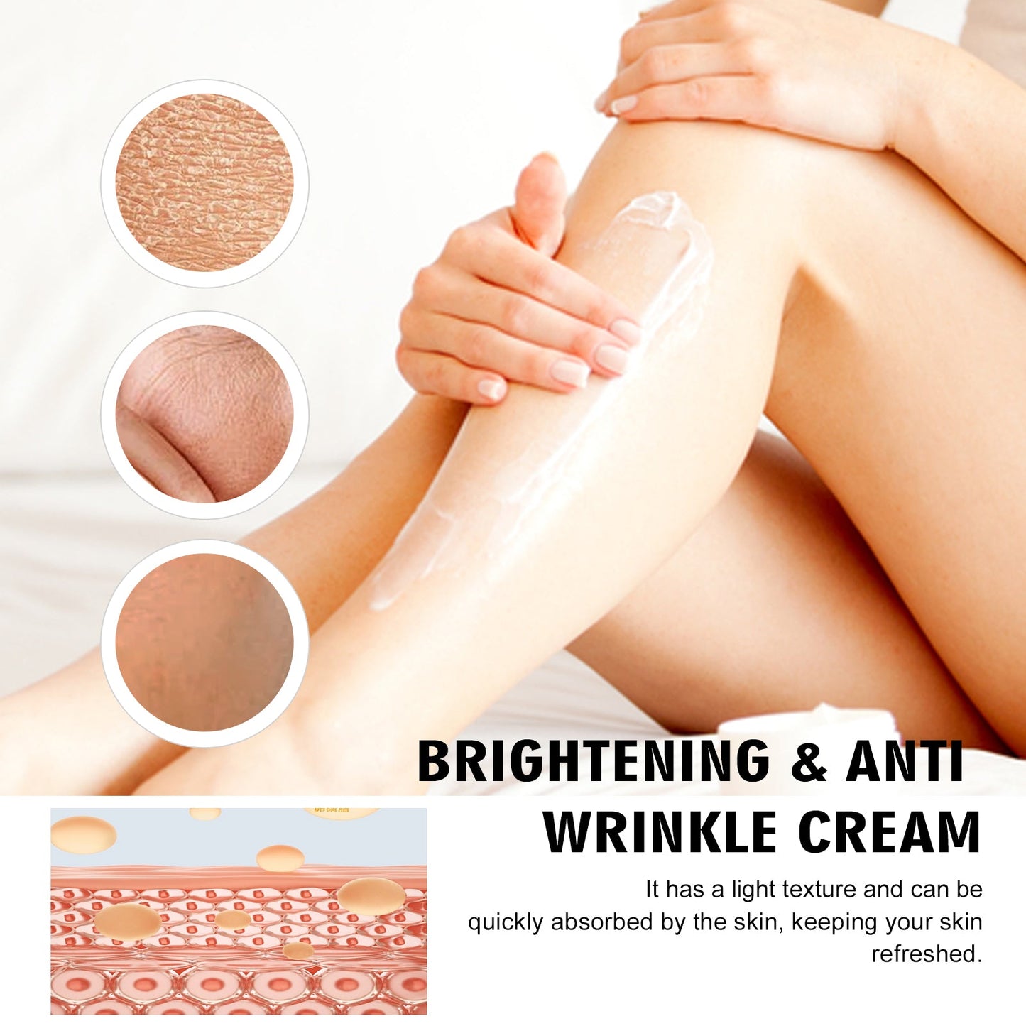 Wiyun Body Milk, Lock Water Lustre Firming Skin Complexion Brighten The Body Cream