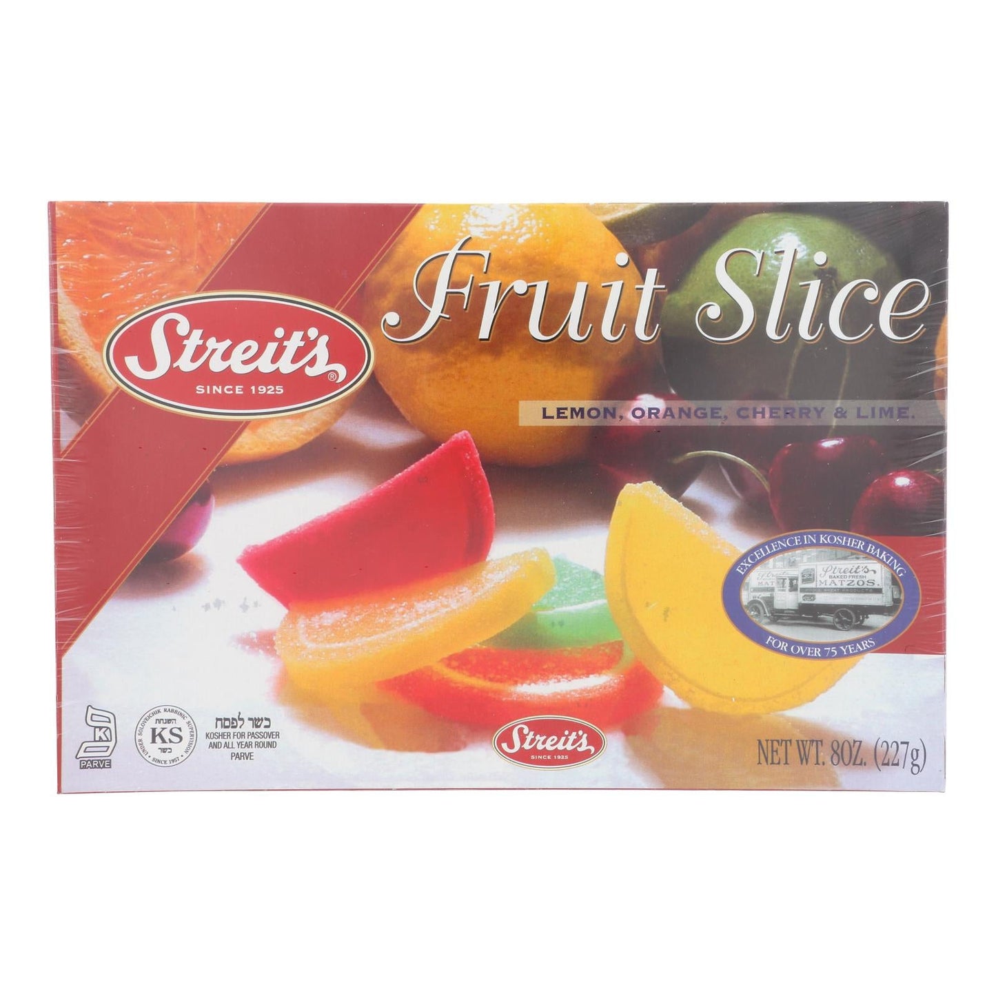 Streit's 8 Oz Assorted Fruit Slices (Case of 12)