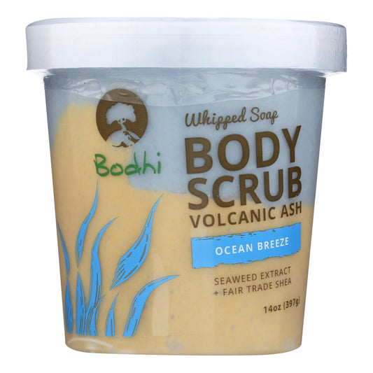 Bodhi Ocean Breeze Exfoliating Body Scrub | Revitalizing Sea Salt & Oils | 14 Oz.
