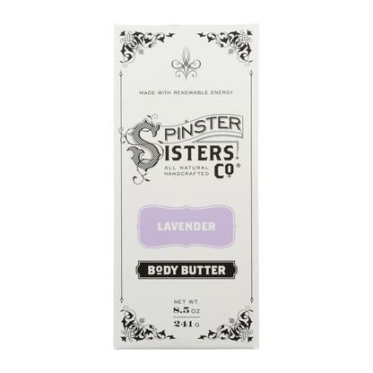 Spinster Sisters Co. Lavender Body Butter - Case Of 4 - 8.5 Oz