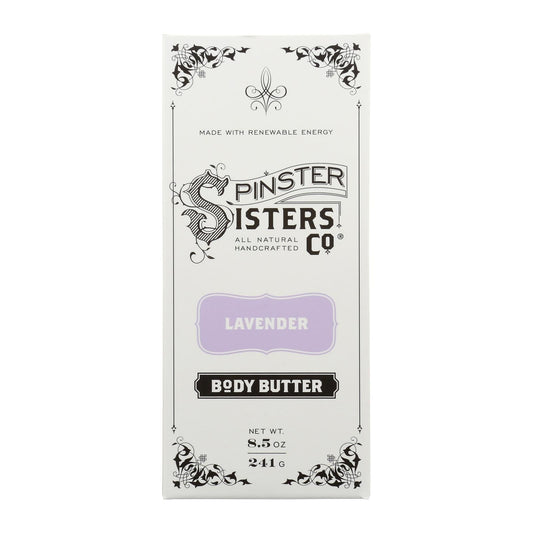 Spinster Sisters Co. Lavender Body Butter - Case Of 4 - 8.5 Oz