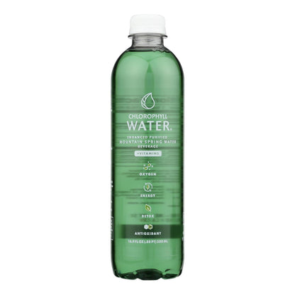 Chlorophyll Water - Liquid Chlorophyll - 16.9 Fl Oz - Pack of 12