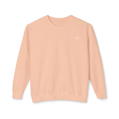 SW-108PCH-24  Unisex Lightweight Crewneck Peach Color Sweatshirt