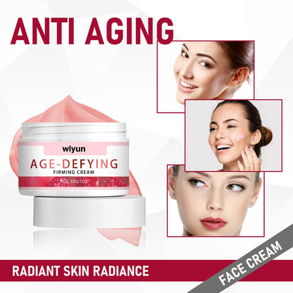 Wiyun Age Defying Firming Cream, Reduce Wrinkle Skin Slack Firming Bright Smooth Elastic Moisturizing Cream