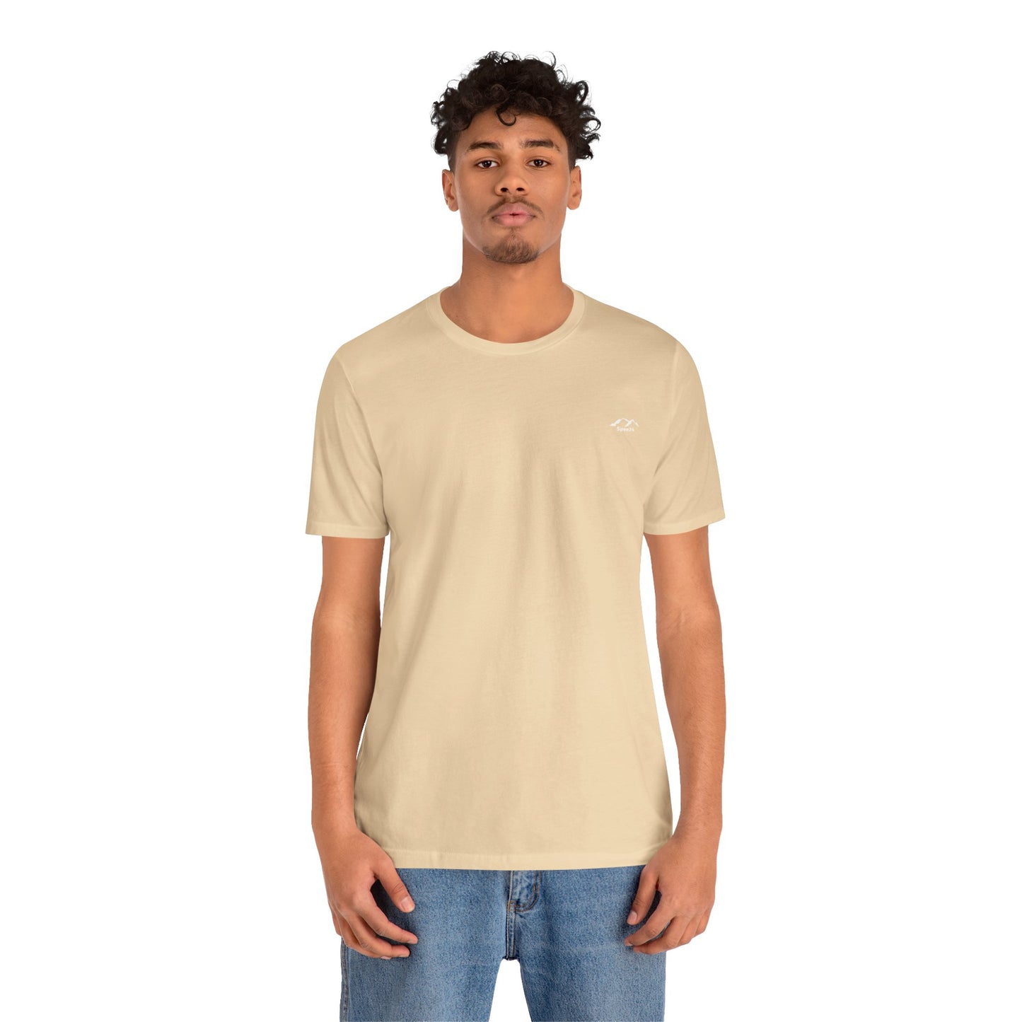 TS-090BN-24 Unisex Cream Shades T-shirt for Women and Men Casual Wear
