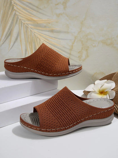 Mesh Open Toe Sandals
