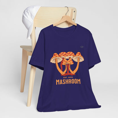 TS-029ML-24 Mushroom T-Shirt Forest Fungi Art Mushroom Lover Shirt