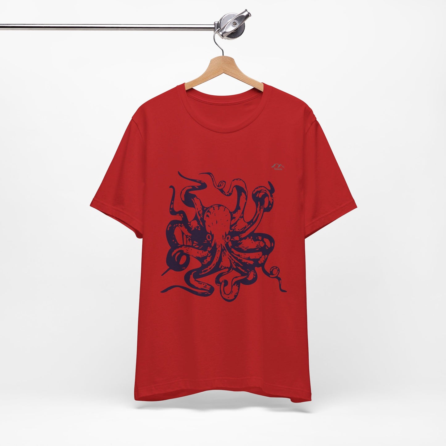 TS-034ML-24 Octopus T-Shirt Ocean Lover Octopus Art Design