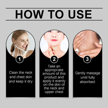 Hoygi Neck Cream Neck Massage Treatment Gently Nourishes Neck Skin Elastic Moisturizing Skin Care Moisturizing Neck Cream