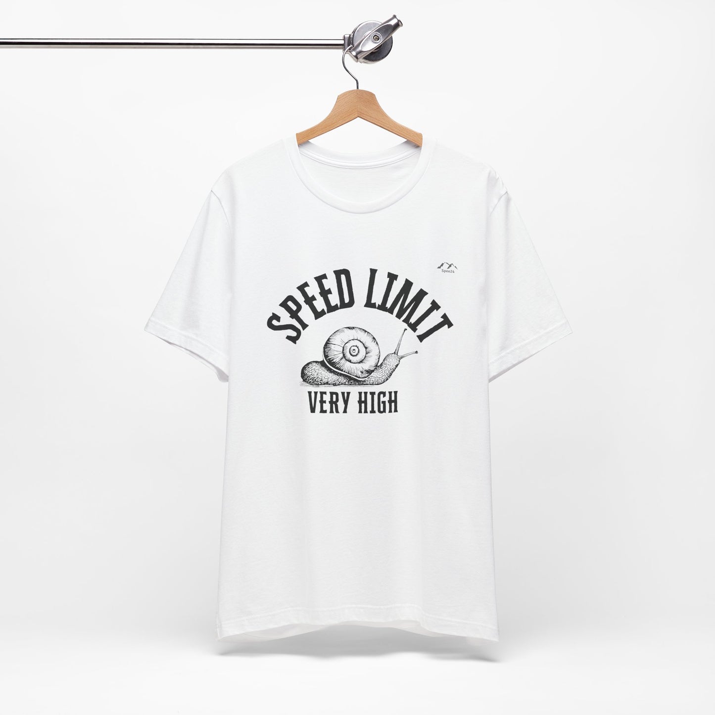 TS-091ML-24 Unisex Cute Snail T Shirt Slow And Steady Art