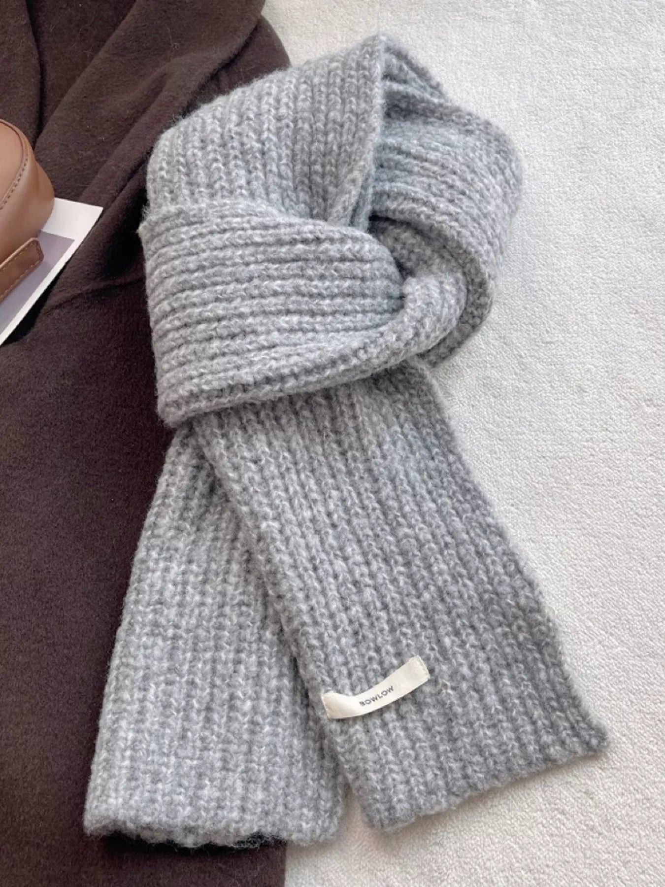 Cozy Knitted Winter Scarf